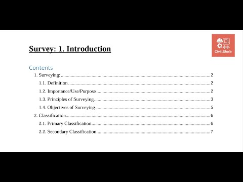 Surveying Explained: Definition, Importance, Principles, Objectives & Classification Explained