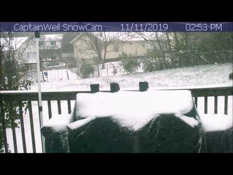 2019-11-11 Snow timelapse