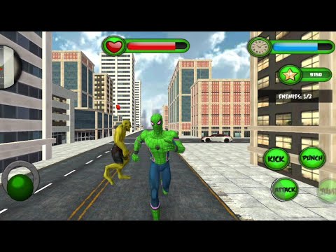 Spider Hero City Fighting | Spider Superhero Vs Monster City Gangster - Android GamePlay