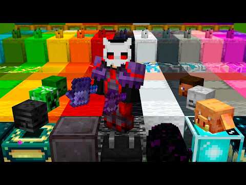 PEGUEI TODOS OS BLOCOS DO MINECRAFT