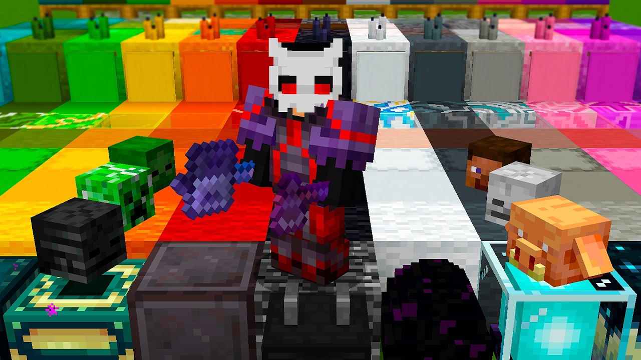 EU CRIEI UM MUSEU PARA TODAS AS ATUALIZAÇÕES DO MINECRAFT