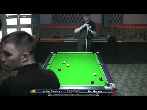 2019 U23's National Singles - Semi Final - Nathan Sanders v Alex Cameron