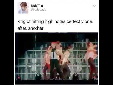 BAEKHYUN E SEU VOCAL DA PORRA💜