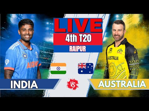 🔴 India vs Australia 4th T20 Live || IND vs AUS Live Score & Commentary | India vs Australia Live