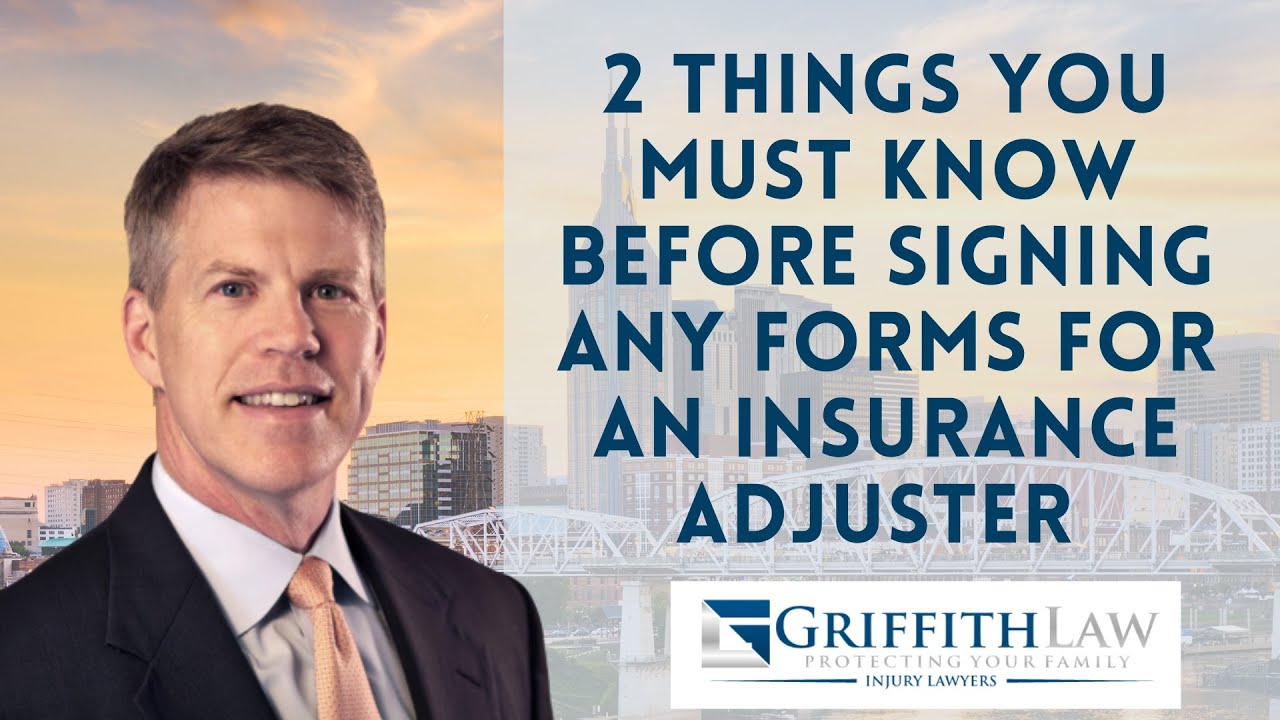 What are 2 things you must know before signing any forms