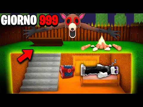 I BUILT a SECRET UNDERGROUND BASE on 99 NIGHTS in the FOREST on ROBLOX