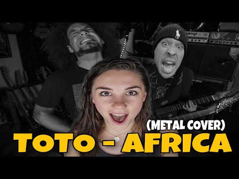 American Rapper REACTS to Toto - Africa (metal cover by Leo Moracchioli feat. Rabea & Hannah)