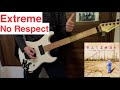 Extreme "No Respect" (Nuno Bettencourt) Guitar cover
