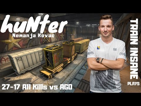 CS:GO - huNter HIGHLIGHTS - 27-17 All Kills - WESG China - Valiance vs AGO -
