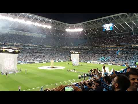 Final da Libertadores - Grêmio x Lanus - entrada em campo