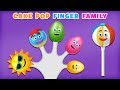 Fun Cake Pop Finger Family With Surprise Eggs