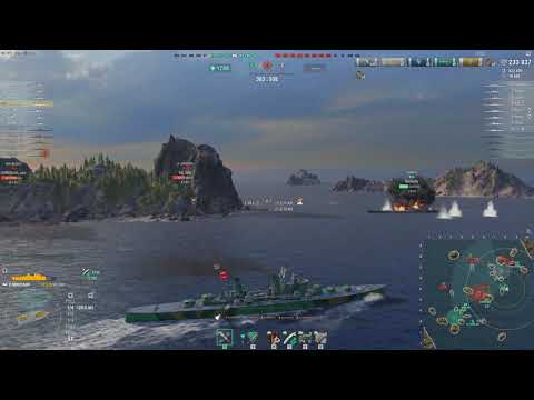 Minotaur T10 British Cruiser | 312k Damage | World of Warships