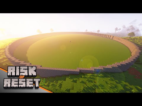 Insane GIANT Circle Build in Hardcore Minecraft!