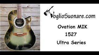 Video thumbnail for Ovation Ultra Series 1527 Made in Korea With Hard Case by WelcomeGuitars
