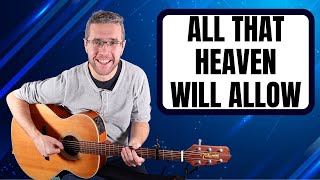 Bruce Springsteen - All That Heaven Will Allow guitar lesson
