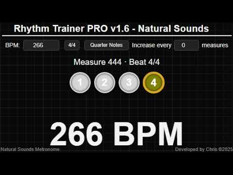 Metronome 266 BPM