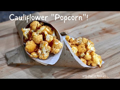 Incredible Roasted Cauliflower "Popcorn"! A great snack or side dish! EASY!