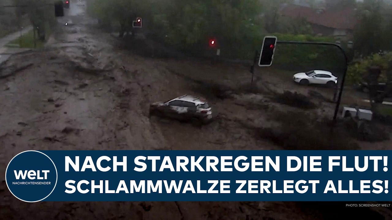 SCHLAMMLAWINEN IN SANTIAGO: Wassermassen reißen durch die Hauptstadt – Bewohner fliehen aus Häusern!