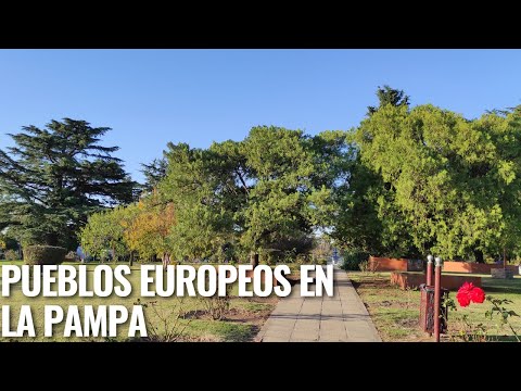 Rolón es un hermoso pueblo, todo muy prolijo al estilo Europeo en La Pampa, Argentina.