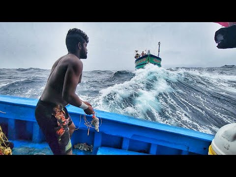 OMG! Our Boat In Storms | Terrifying Monster Waves At Deep Sea | Deep Sea Fishing
