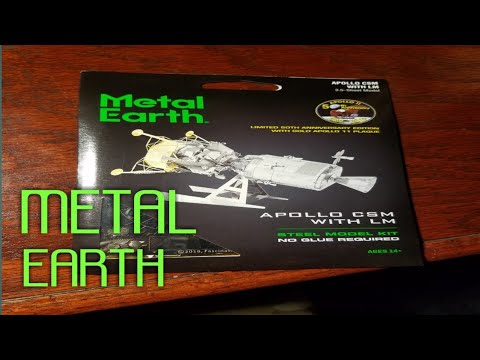 Metal Earth Apollo CSM with LM Model