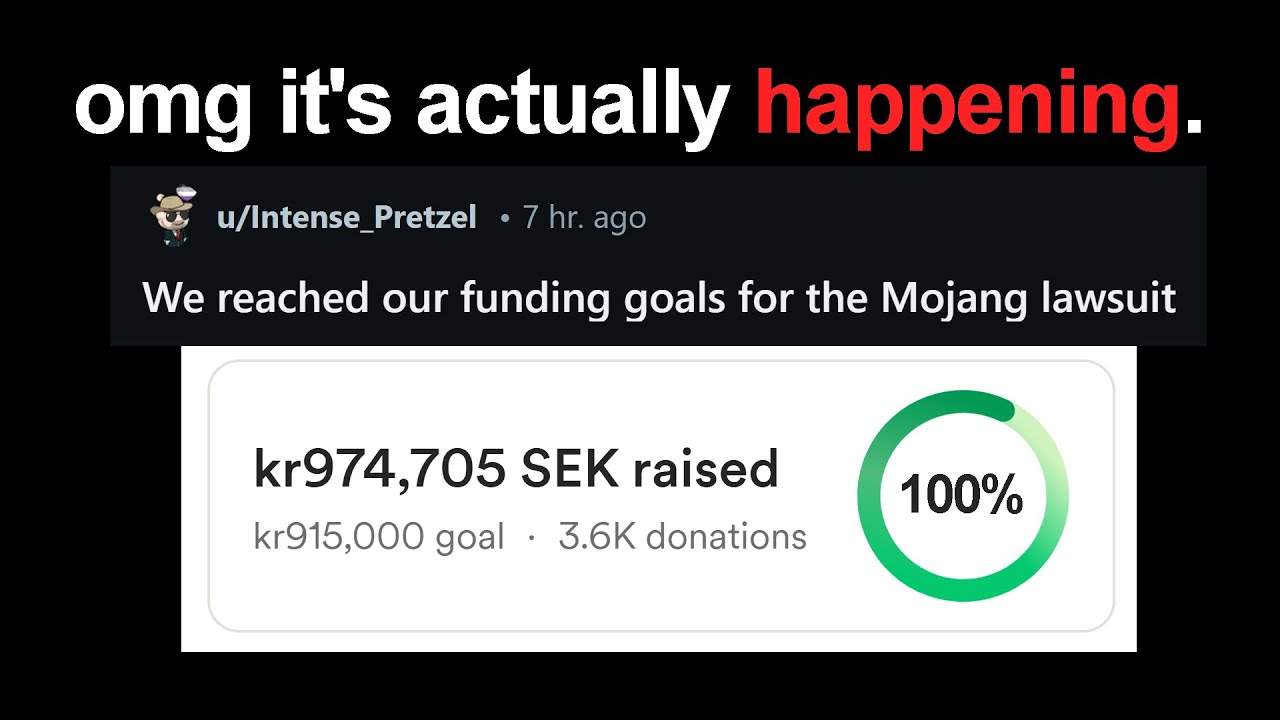 Oh God, the lawsuit is actually happening.