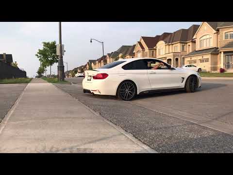 BMW 440i with DOWNPIPE. Stunning sound