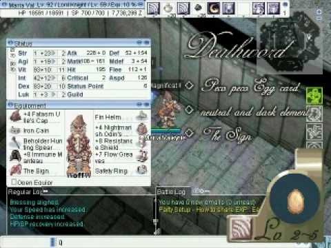 ragnarok online lord knight pure spiral built NON-RENEWAL