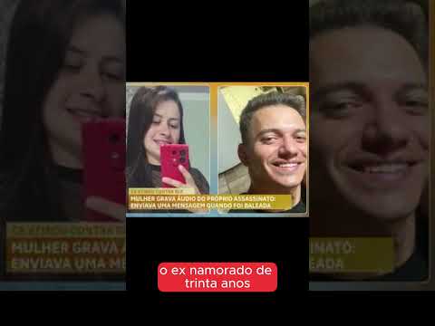 Mulher morta a tiros enquanto gravava áudio