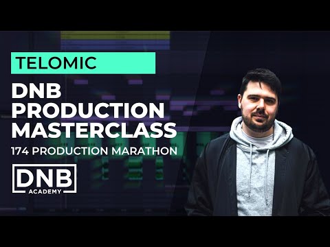 TELOMIC - Liquid DNB TRACK CREATION FROM SCRATCH ABLETON | 174 Production Marathon