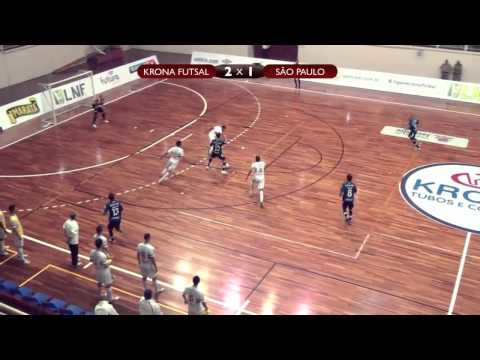 Krona Futsal 3 x 1 São Paulo / Liga Nacional 2015