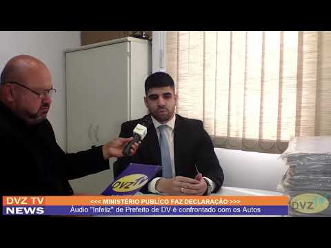 MP faz Declaração a Sociedade de DV sobre Trabalhos e Áudio "Infeliz" de Prefeito.