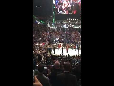 Nate Diaz  and mcgregor entrance UFC 196