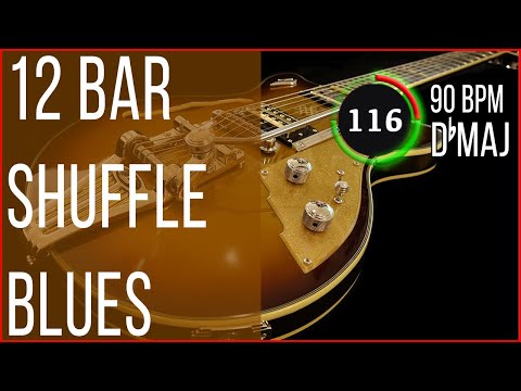 12 Bar Db Blues Guitar Backing Track (Jam in Db Major 90 BPM)