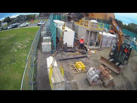 Control Hire  - The Noise Control Wall for UEA & SUBCO at Torquay, VIC