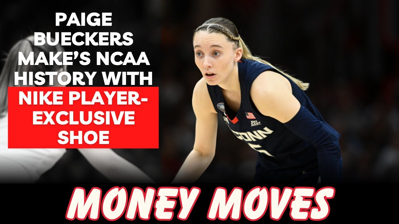 Paige Bueckers is the first NCAA athlete ever to do this... Unrivaled NIL and Nike shoe