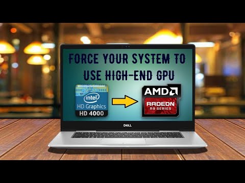 How to switch from integrated Intel HD Graphics to AMD Radeon Graphics | PART 1.