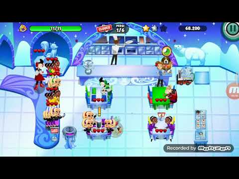 Diner dash level 207 Bintang 3 - GRILL 'N' CHILL