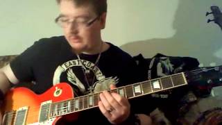 me showing you a NEW VERSION of &#39;CRUCIFIED&#39; by DRAIN STH on GUITAR