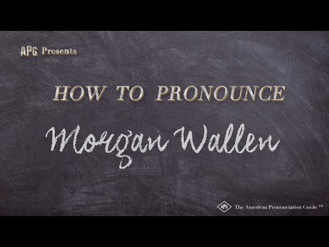 ¿Cómo pronunciar las canciones de Morgan Wallen?