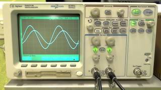 How to measure phase shift with a RC circuit