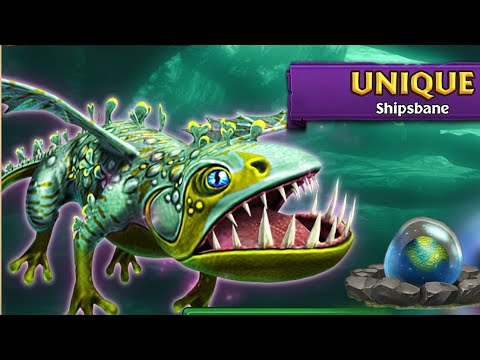 Shipsbane Max Level 134 Titan Mode - Unique Submaripper - Dragons:Rise of Berk