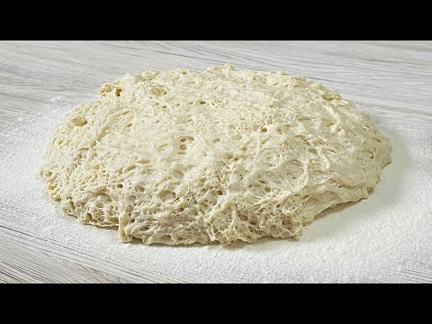 The famous 100-year-old Turkish bread! Bread without kneading in 5 minutes!