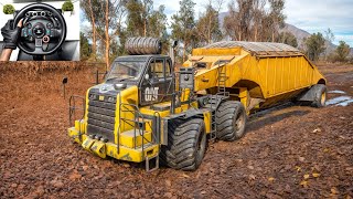 Ultimate Heavy Cargo Load Haul With CATERPILLAR-770G Dump Truck | SnowRunner | Logitech G29 Gameplay
