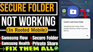 How To Fix Secure Folder Not Working On Rooted Mobile ✅ || Bypass Secure Folder On Samsung