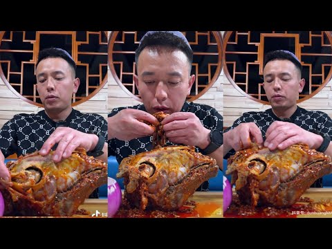 wow This Mukbang Eating Food & Sheep Head Spicy Eating Show