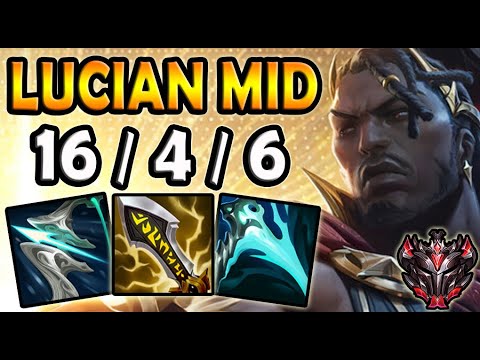 Lucian MID vs Ryze - NA Grandmaster  ✅