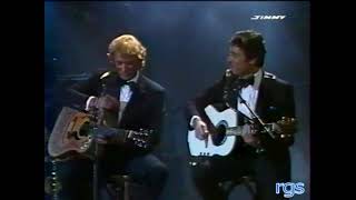 Johnny Hallyday &amp; Sacha Distel - Si j&#39;étais un charpentier.