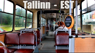preview picture of video 'TALLINN - Škoda 15Tr auf der Linie 6 (02.09.2013)'
