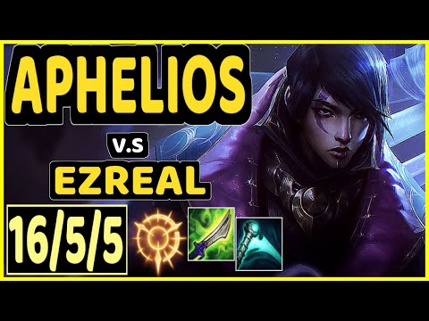 ATTILA (APHELIOS) vs EZREAL - 16/5/5 KDA BOTTOM ADC CHALLENGER GAMEPLAY - EUW
